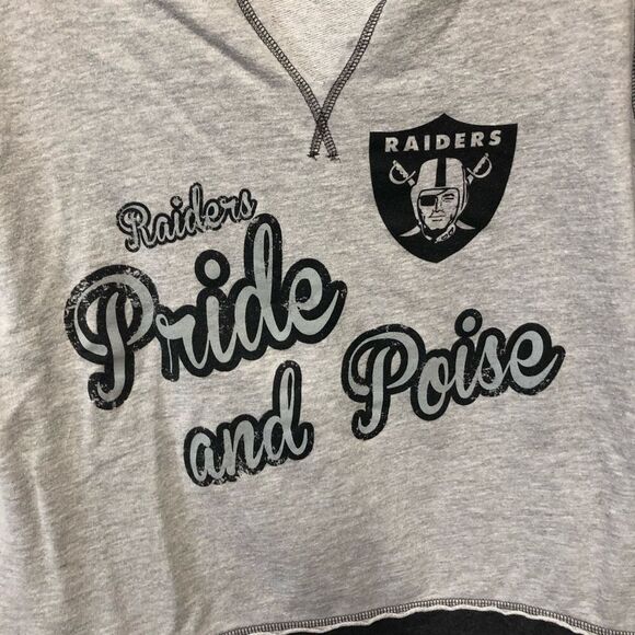 Raiders Pride and Poise NFL Team Apparel Sweatshirt Size Large (L) Excellent Con - Picture 4 of 4